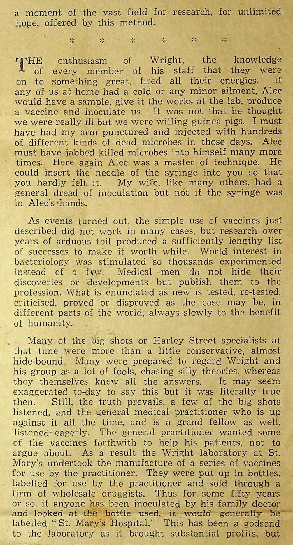Section 3 of Robert Fleming article 7